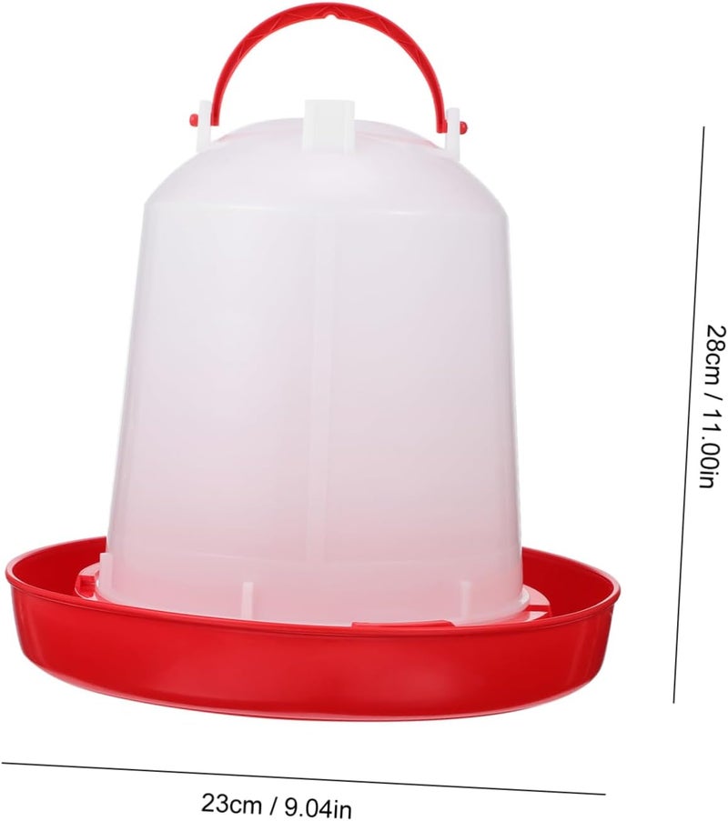 1pc Automatic Chicken Waterer Refillable Poultry Drinker for Chickens Pigeons and Quail Easy Clean and Sun-Protected Design for Backyard Farming Style - Image 2