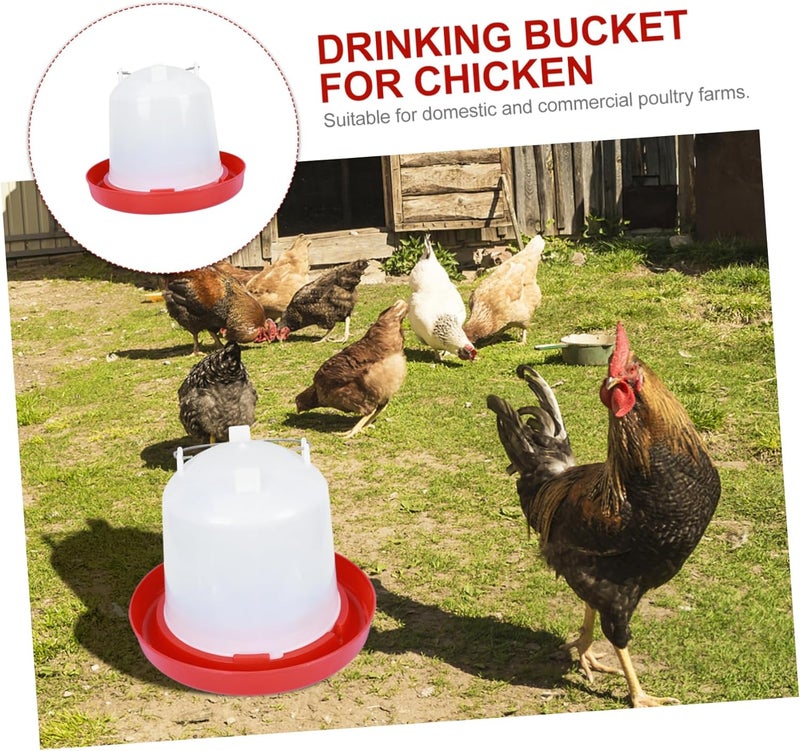 1pc Automatic Chicken Waterer Refillable Poultry Drinker for Chickens Pigeons and Quail Easy Clean and Sun-Protected Design for Backyard Farming Style - Image 5