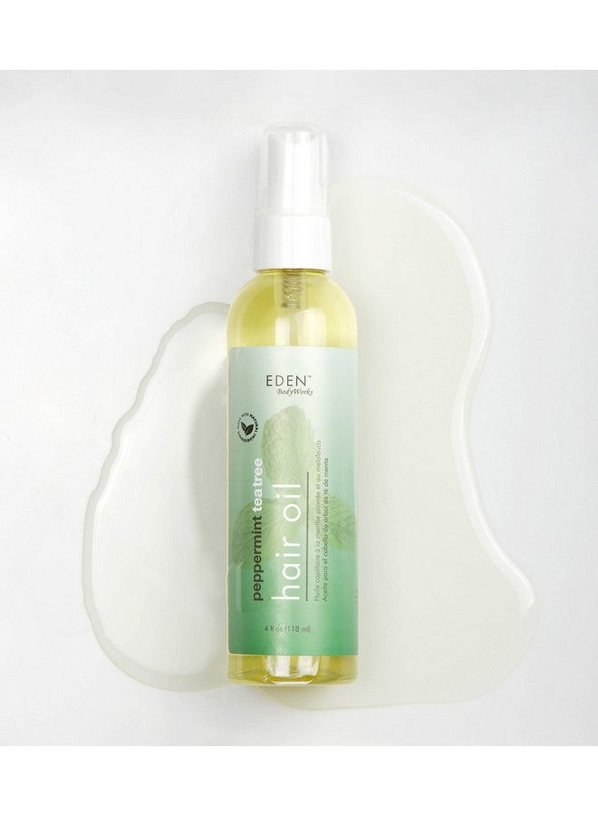 EDEN BodyWorks Peppermint Tea Tree Hair Oil | 4 oz | Eliminate Dandruff, Refresh Scalp, Boost Shine - Packaging May Vary - Image 3