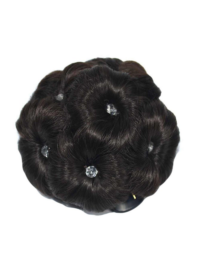 Loquat Synthetic Loose Hair Bun Black
