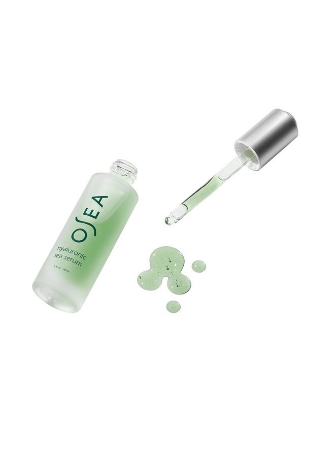 OSEA Hyaluronic Acid Sea Serum (1 oz) | Anti-Aging Face Moisturizer | Non-Toxic Seaweed Skincare | Clean, Vegan & Cruelty-Free 