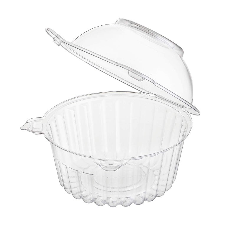 Bekith 150 Pack Individual Cupcake Containers, Plastic Cupcake Holder with Lid, Single Cupcake Boxes, Muffin Container for Party, Stackable - Image 4
