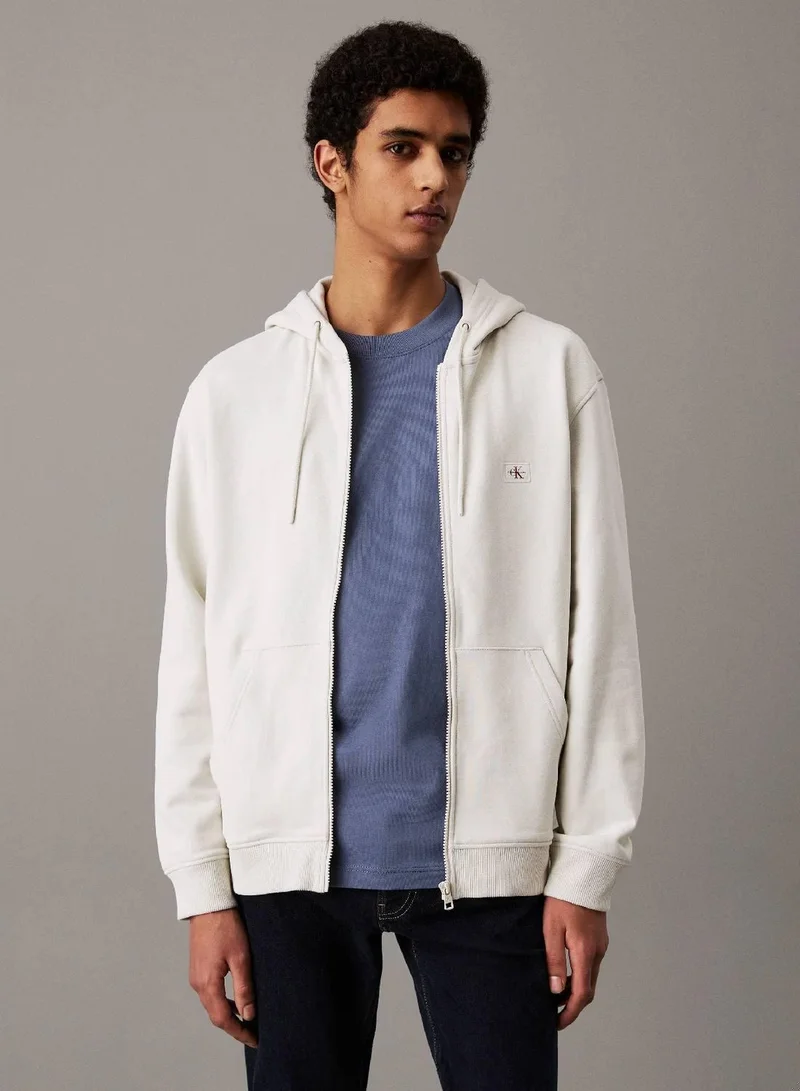 Cotton Terry Zip Up Hoodie