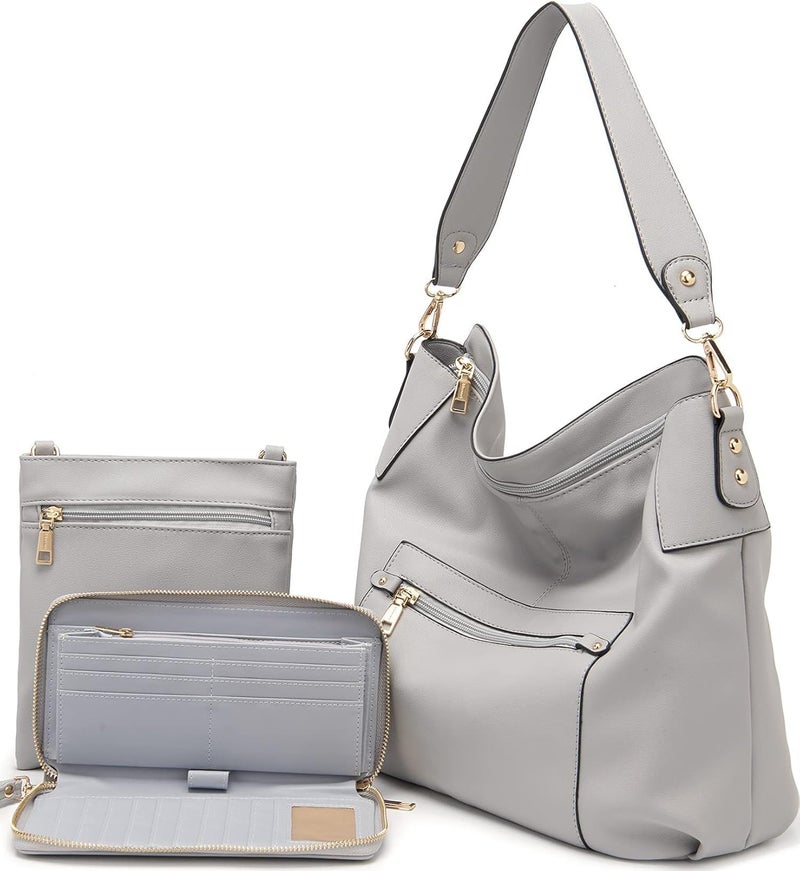 Idesort Large Crossbody Bags Ladies Shoulder Handbags Purse and Wallet Set for Women Totes Hobo Purses - Image 1
