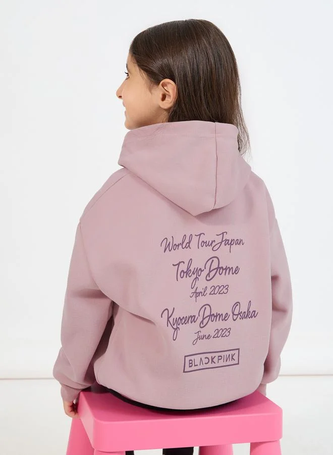 Styli Zip Through Printed Hooded Jacket