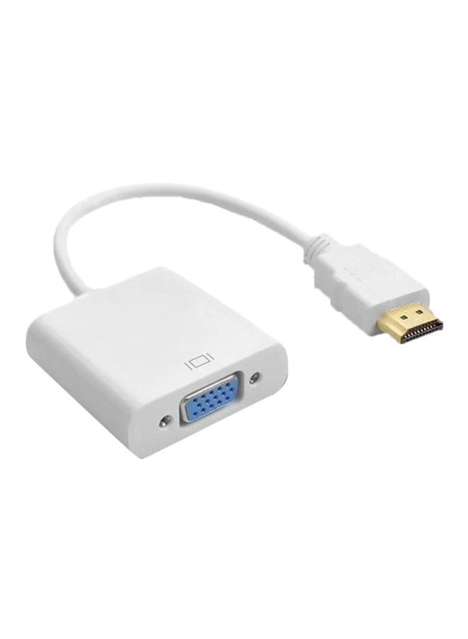 NIBEMINENT HDMI To VGA Cable 6x6x4cm White  - Image 2