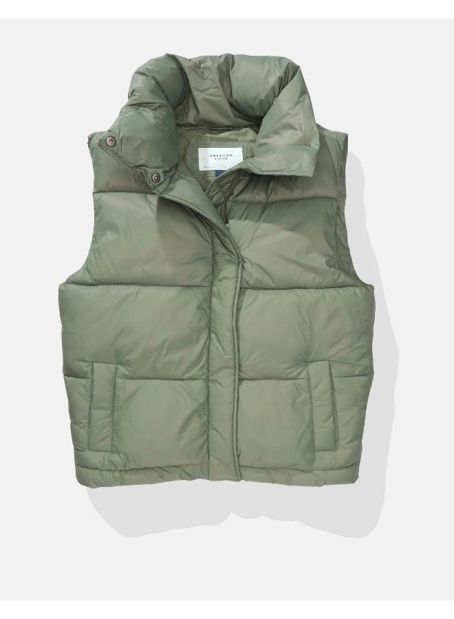 American Eagle AE Oversized Puffer Vest - Image 3