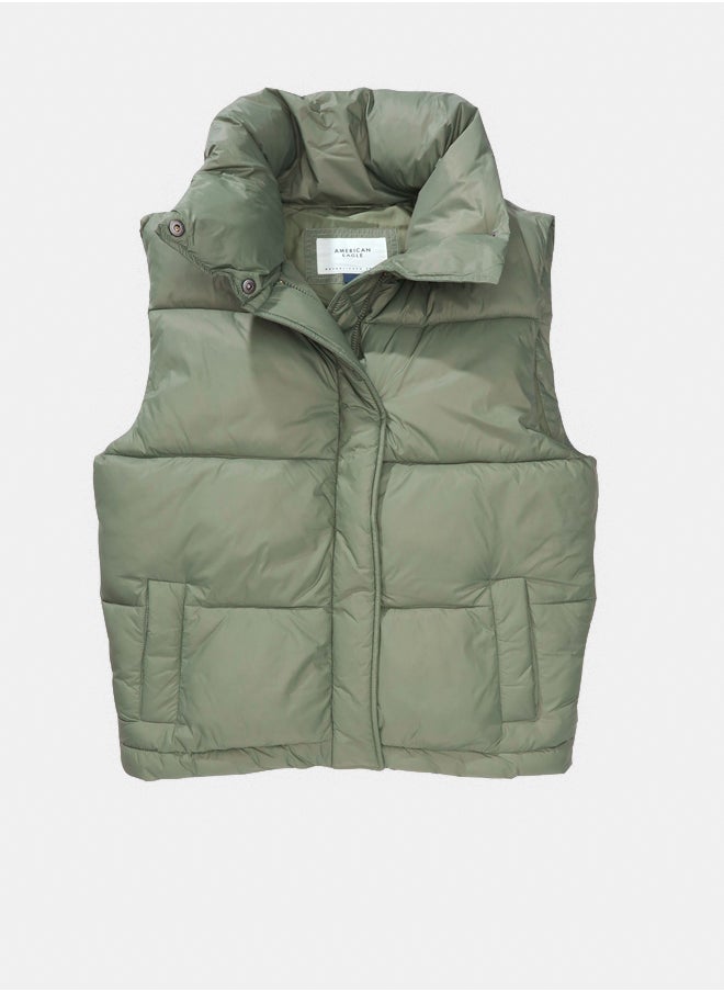 American Eagle AE Oversized Puffer Vest  - Image 3