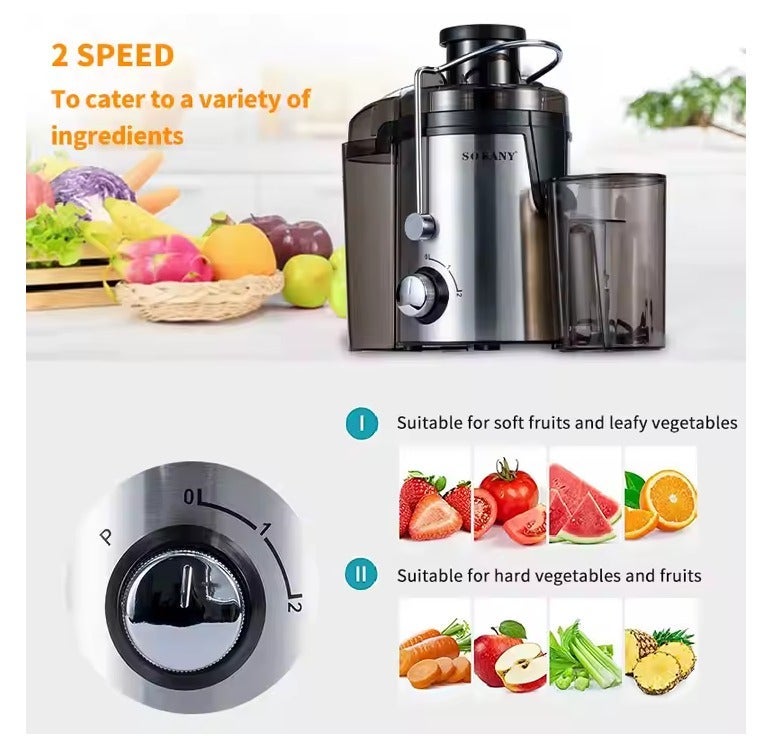 Sokany SK-JK-175 500W Fruit Juicer - Image 4