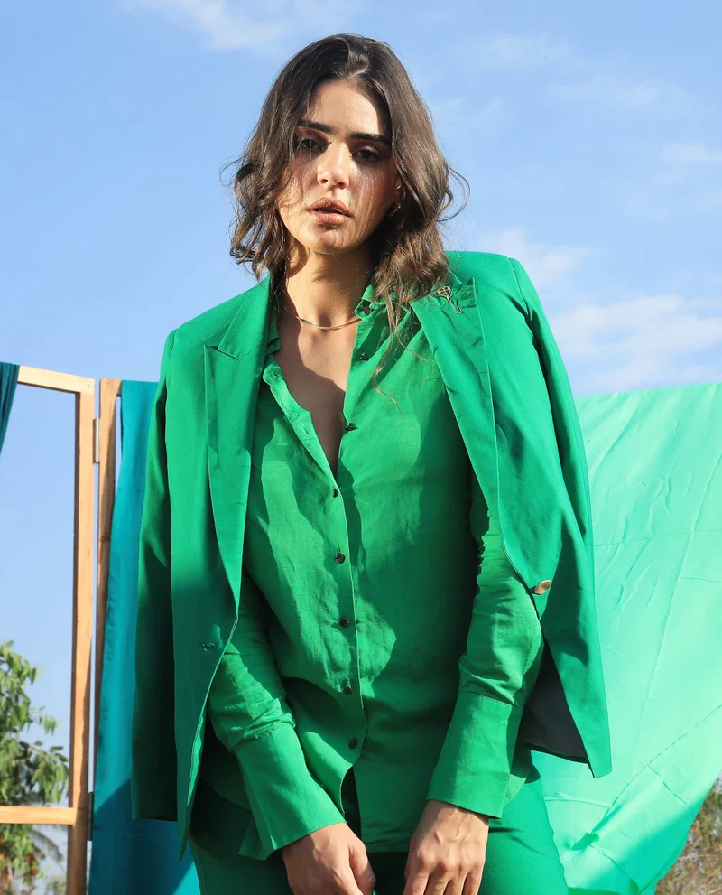 ريريزم Women's Sophisticated Lapel Collar Blazer