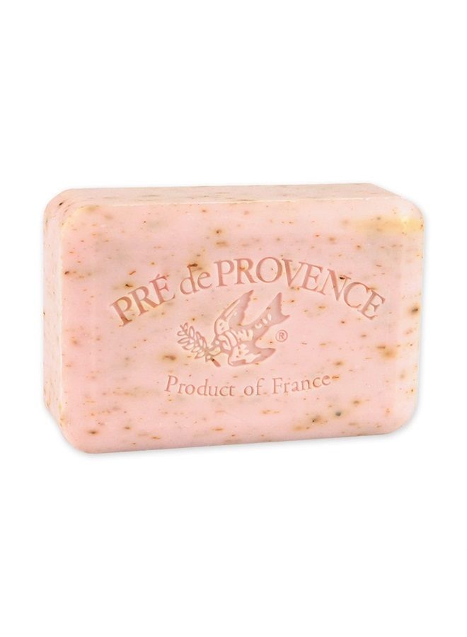 Pre De Provence Artisanal Soap Bar, Enriched with Organic Shea Butter, Natural French Skincare, Quad Milled for Rich Smooth Lather, Rose Petal, 8.8 Ounce - Image 1