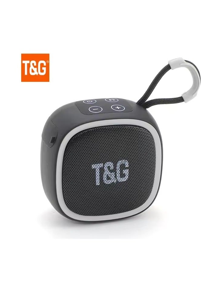 تي اند جي 659 مكبر صوت صغير لاسلكي قوي بتقنية البلوتوث TWS Bluetooth 5.3 صندوق صوت HIFI يدعم راديو بطاقة TF - Image 1