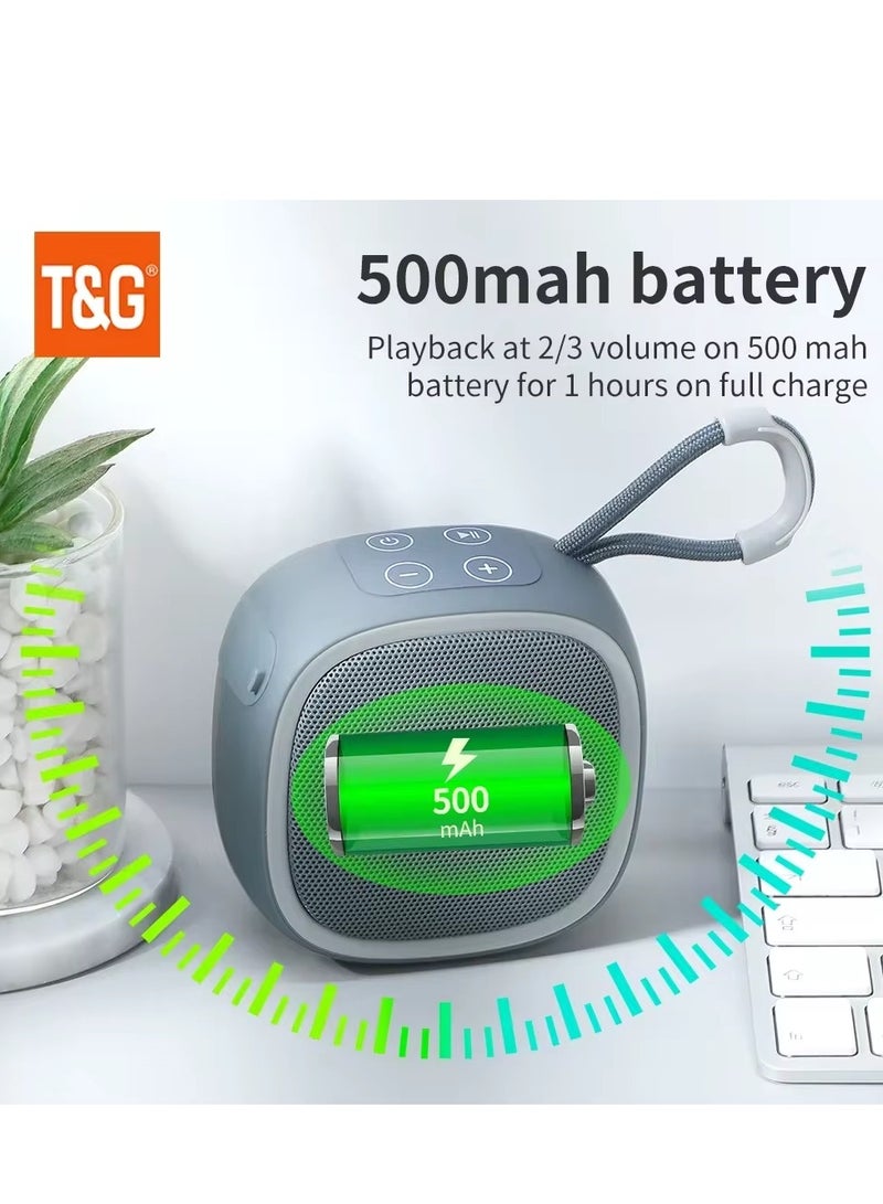 تي اند جي 659 مكبر صوت صغير لاسلكي قوي بتقنية البلوتوث TWS Bluetooth 5.3 صندوق صوت HIFI يدعم راديو بطاقة TF - Image 4