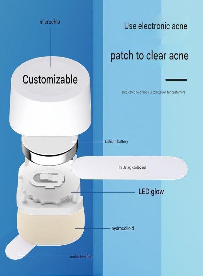 COOFANDY Electronic Acne Patches Light Therapy |Pimple Patch Blue Light Zit Patches 6-Packs LED |Reusable Acne Spot Corrector for Face | Fast Pimple Reduction Device| Invisible Spot Cover and Blemish - Image 3