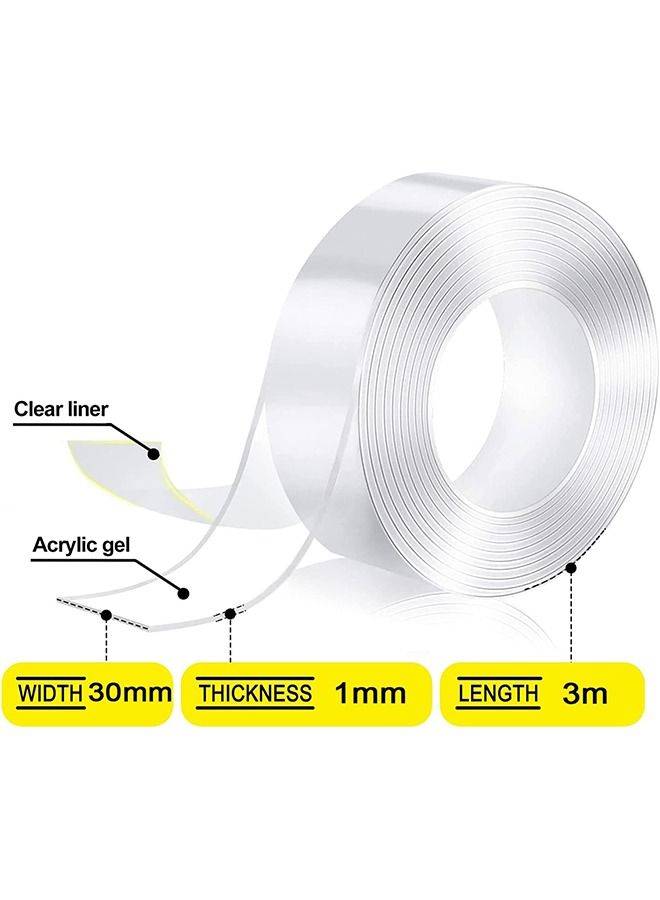 Generic Double Sided Tape Heavy Duty 2pcs for Home Office Car Outdoor Use  - Image 2