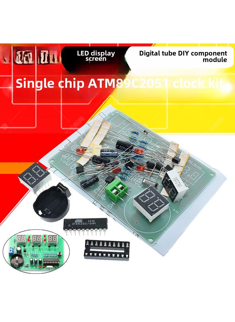 STC 6-Digit Clock Kit DIY Electronic LED 
