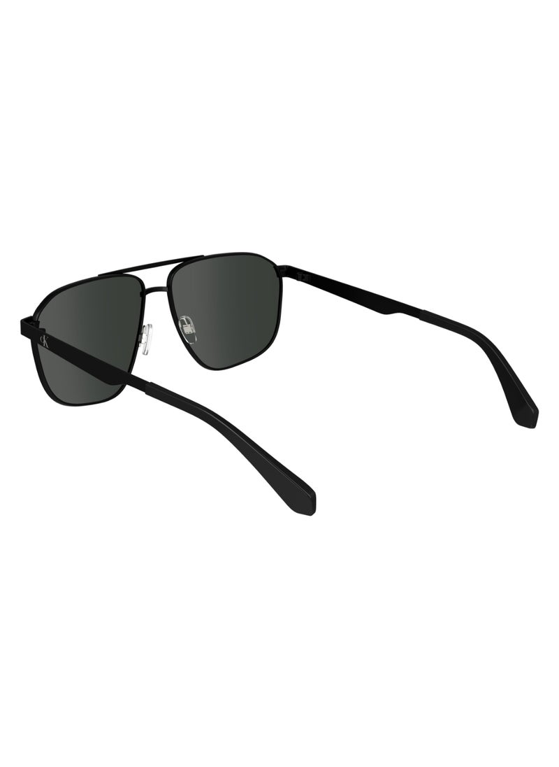 Calvin Klein Jeans FULL RIM METAL MODIFIED RECTANGLE CALVIN KLEIN JEANS SUN CKJ24202S  5913 (001) BLACK  - Image 5