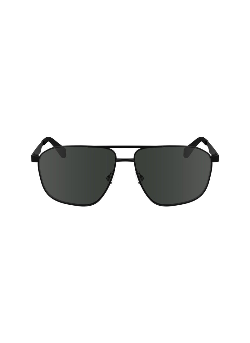 Calvin Klein Jeans FULL RIM METAL MODIFIED RECTANGLE CALVIN KLEIN JEANS SUN CKJ24202S  5913 (001) BLACK  - Image 1