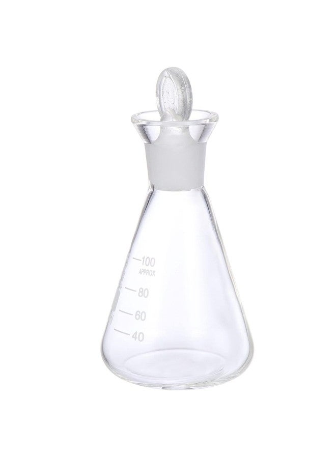 1pc Flask Science Beakers Lab Beakers Narrow Mouth Erlenmeyer Laboratory Graduated Cylinder Lab Equipment Lab Conical Bottle White Outfit Glass Scale Party Supplies Student Use - Image 1