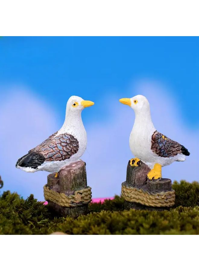 1pc Miniature Resin Seabird Cute Animal Model Creative Craft Home Garden Ornament Kit Micro Landscape DIY Decoration Prop Decor Gift - Image 5