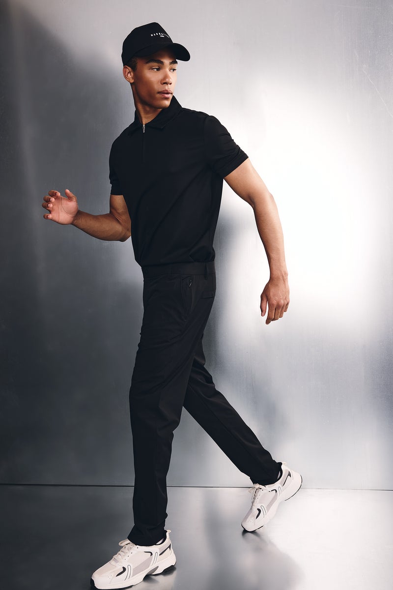 DeFacto Black Man Slim Fit Trousers Casual - Image 1