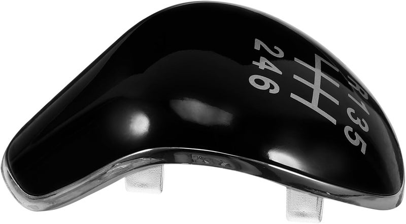 Universal 6-Speed Manual Gear Shift Knob Cover, Black Stick Shift Knob Insert Compatible with Ford Fiesta and C-max Models, Automotive Manual Transmission Replacement Accessory - Image 1