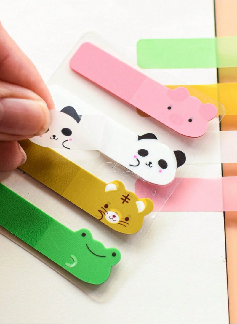 Animal Face Sticky Note Set – 4 Cute Designs with Frogs, Panda, Bear & Tiger (Sized for Journals & Desks) - Image 3