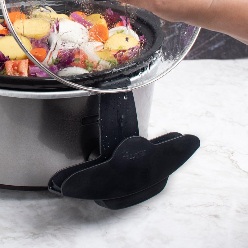 Lid Pocket Slow Cooker Lid Holder | Fits Most Slow Cookers | Keeps Countertops Clean | Crock Pot Kitchen Pot Organizer | Works With Most Crocks - Image 4