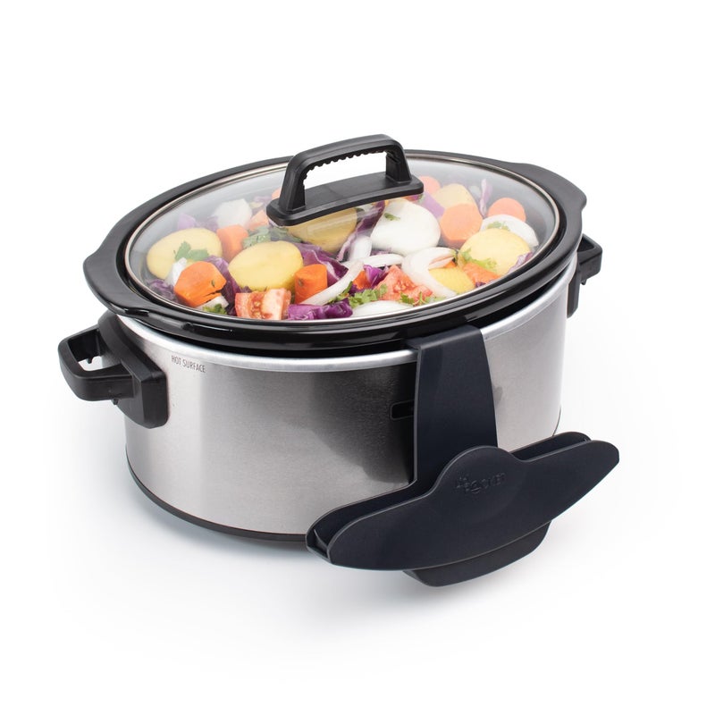 Lid Pocket Slow Cooker Lid Holder | Fits Most Slow Cookers | Keeps Countertops Clean | Crock Pot Kitchen Pot Organizer | Works With Most Crocks - Image 1