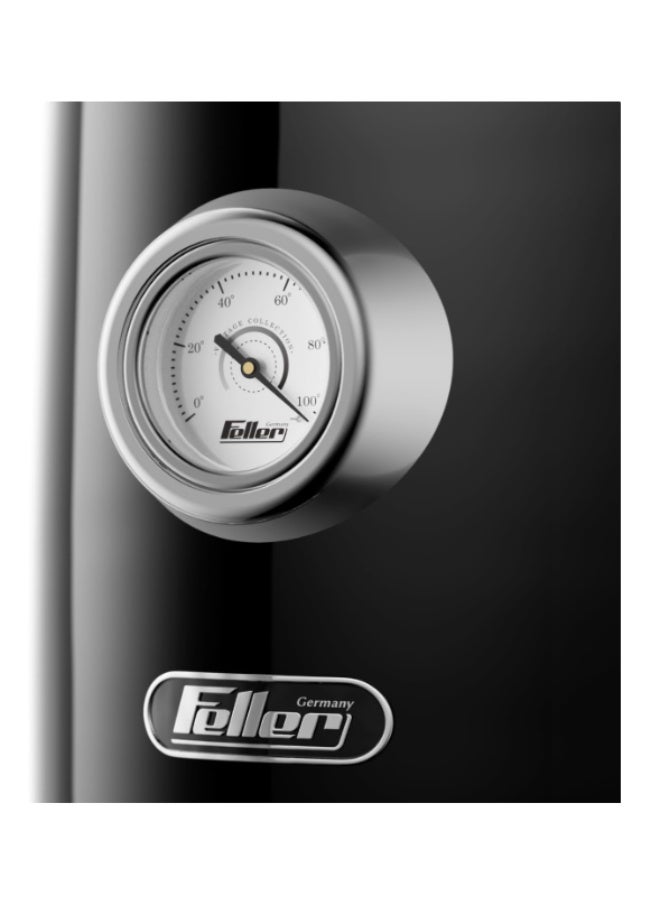Feller Germany, Retro Style 1.7L Kettle with Thermometer, 2200 W, Stainless Steel Body, STRIX Controller, Dry Boil & Automatic Switch-Off, EK200, 2Y Guarantee-UAE Version - Image 3