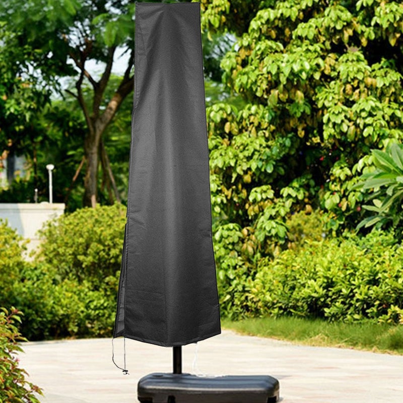 210D Oxford Cloth Black Umbrella Cover Waterproof Anti UV Anti Dust Outdoor Use(183x25x35) - Image 5