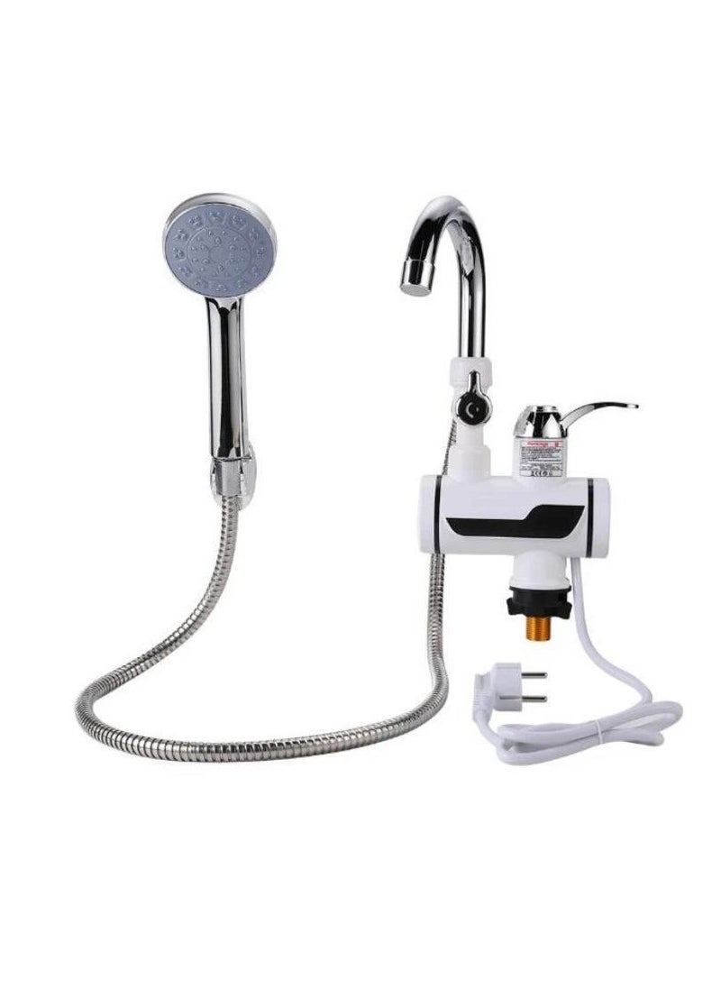 Generic - The heater comes with a shower, is easy to install, and comes with all the connections. It is connected to electricity and has a cold/hot tap made of stainless steel. - Image 1