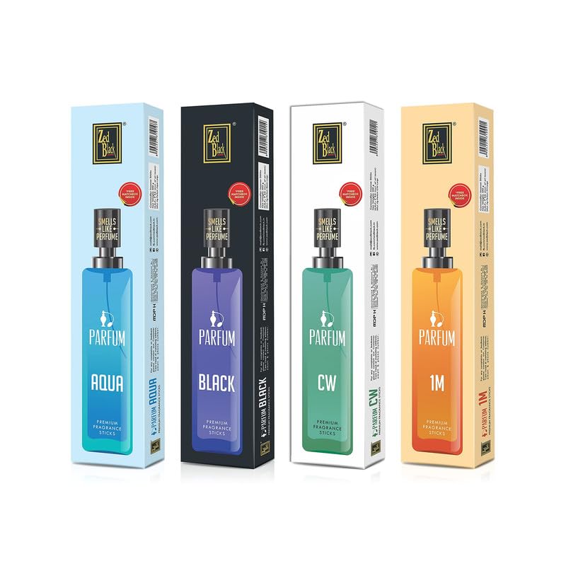 Zed Black Parfum Premium Fragrance Incense Sticks (Pack of 4) Suitable for Everyday Use – Alluring Fragrance Sticks - Image 1