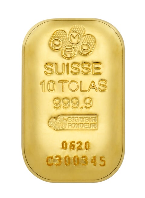 Pamp Suisse 10 Tolas Gold Bar 24KT