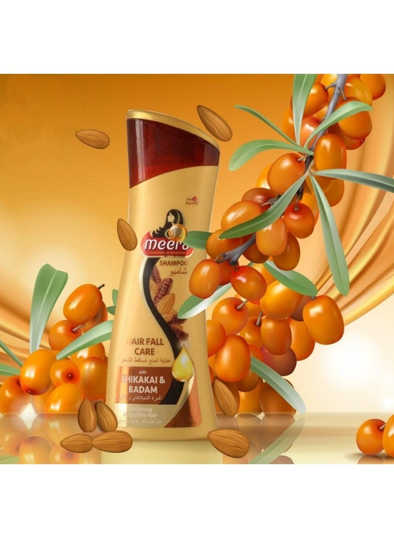 Meera Hair Fall Care Shampoo 180ml – With Shikakai & Badam for Strong, Healthy Hair - Image 2