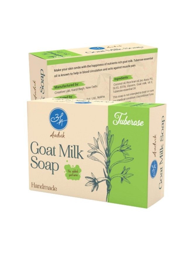 Aadvik Goat Milk Soap With Tuberose ; A Shark Tank Product ;100G  - Image 5