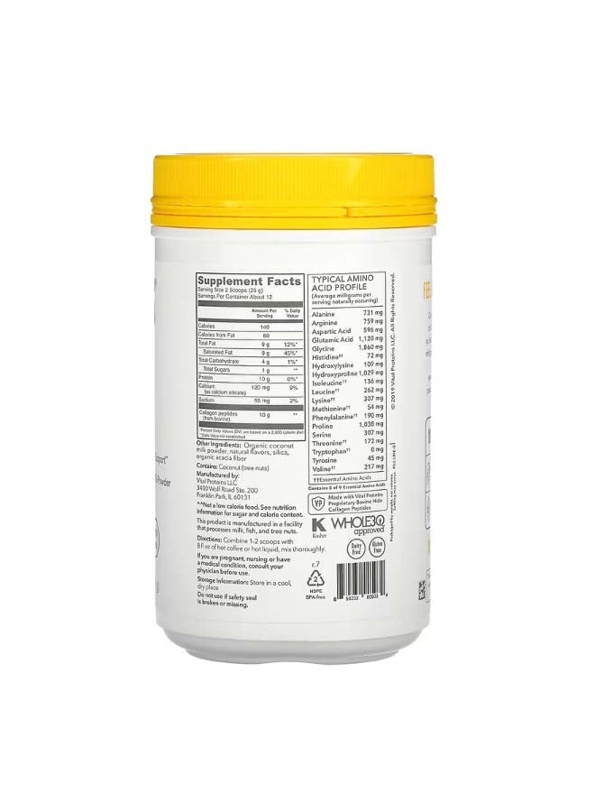 Vital Proteins Collagen Creamer Vanilla 10.6 oz 300 g - Image 2