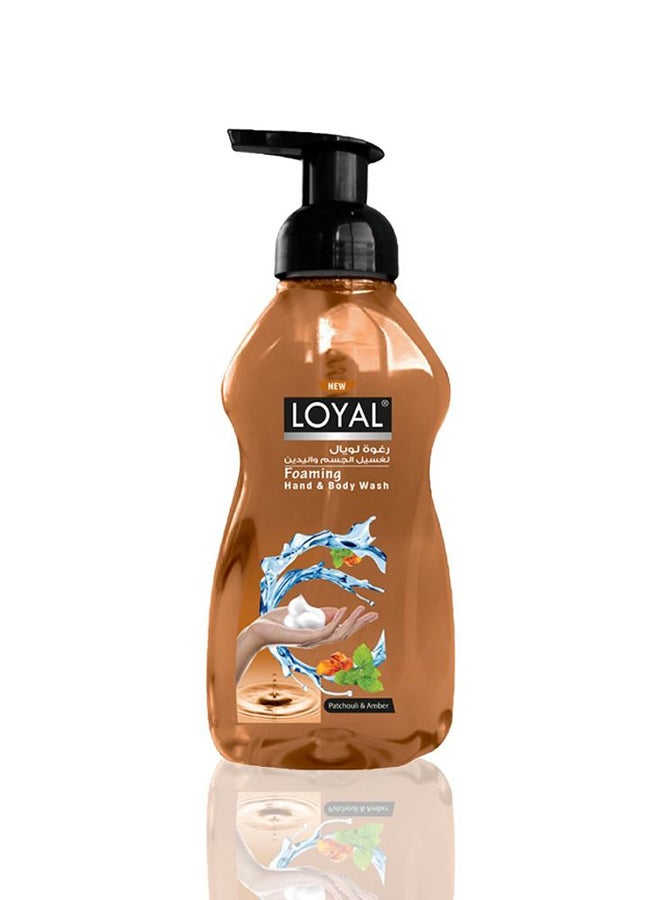 لويال غسول اليدين وغسول الجسم الرغوي ، الباتشولي والعنبر ، 500 مل - Image 1
