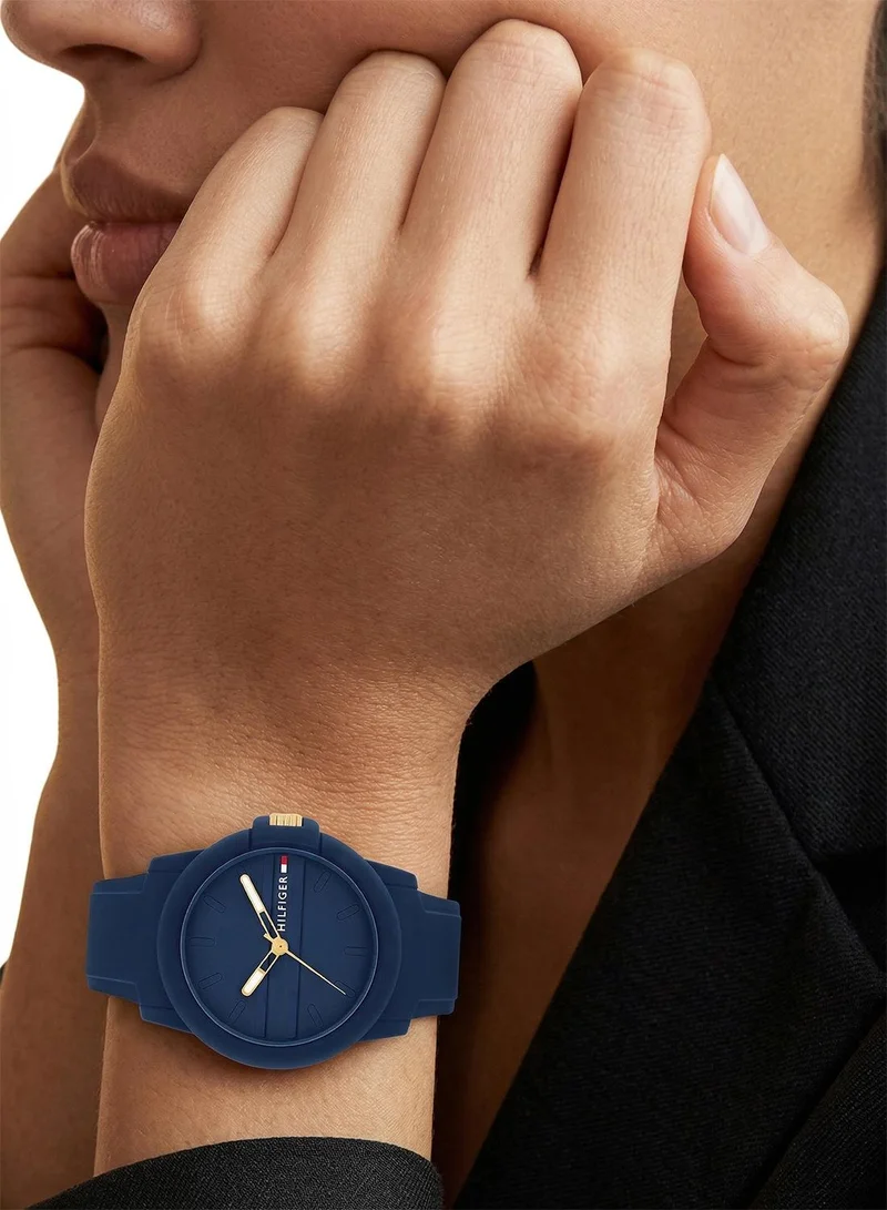 TOMMY HILFIGER  Analogue Watch with Silicone Bracelet for Women | Best Price UAE