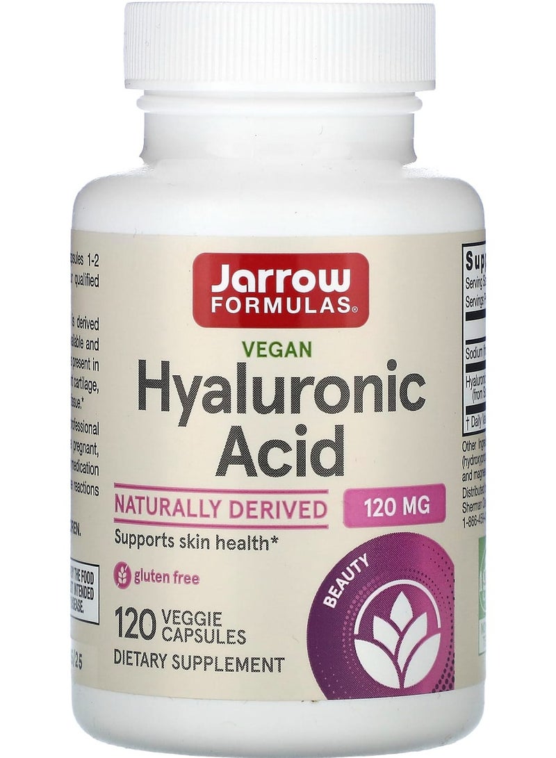 jarrow formulas Hyaluronic Acid, 120 mg, 120 Veggie Capsules