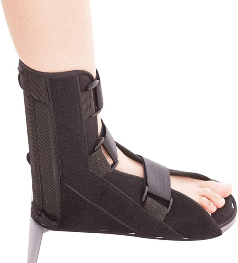 comfrt Cam Walker Fracture Ankle Anti-Rotation Foot Stabilizer Boot with Brace Support for Fracture Rehabilitation Ankle Joint Sprain (S/Black) - Image 2