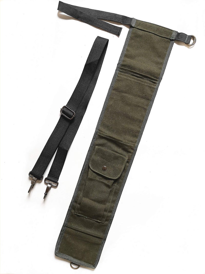 TIPU Axe and Saw Sling, Agawa Saw Bag, Bucksaw Bag, Canvas Sheath for BOREAL21 Folding Bow Saw - Image 1