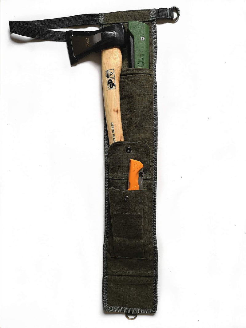 TIPU Axe and Saw Sling, Agawa Saw Bag, Bucksaw Bag, Canvas Sheath for BOREAL21 Folding Bow Saw - Image 4