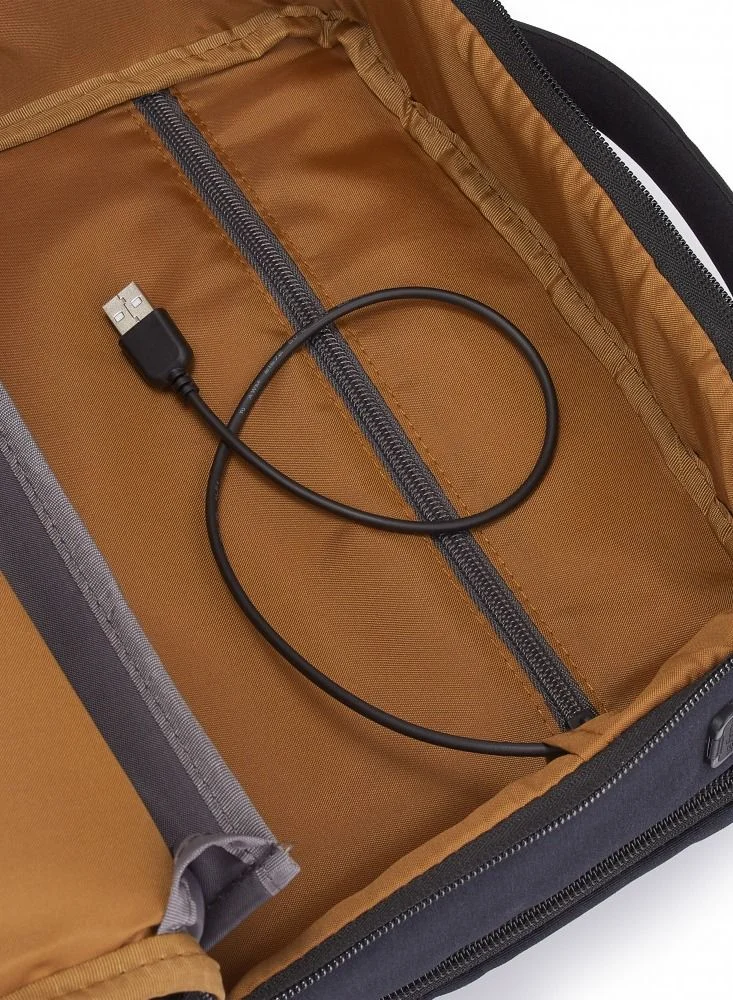 هيدجرين حقيبة من هيدجرين البلجيكي شنط كتف وظهر بخاصية الحماية من السرقة (RFID)  حجم 15.6 بوصة لون أزرق