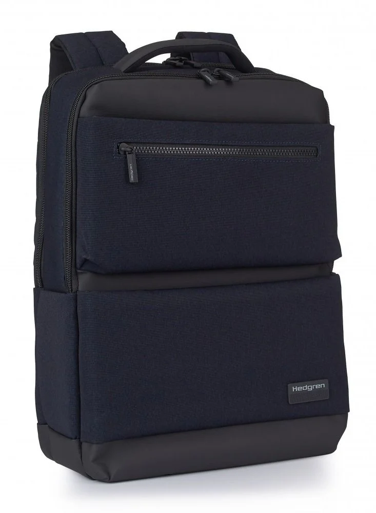 Hedgren Hedgren Fabric Backpack Travel Bag Size 15.6 Inch + RFID Elegant Blue
