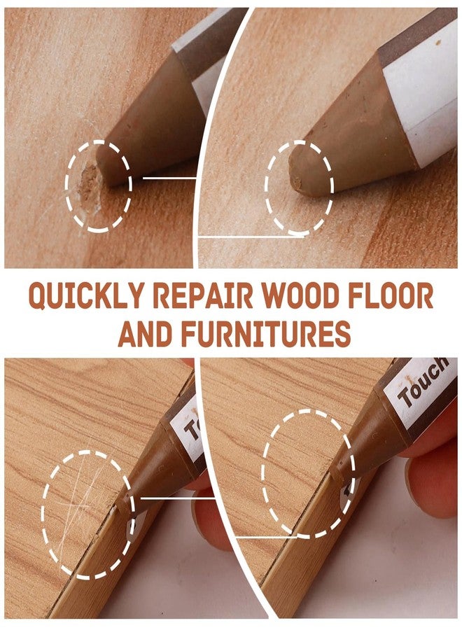 SEISSO Wood Filler Stick, 18 Colors Furniture Crayons for Scratches, Furniture Scratch Repair Wax Filler Stick, Perfect for Restore Hardwood Floor, Holes, Crack, Laminate, Carpenters, Tables, Desks - Image 3