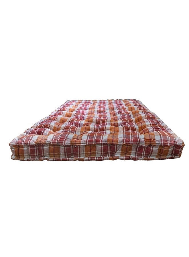 SPINEHEAL MATTRESS SPINEHEAL MATTRESS Box Type Soft Cotton Filled Bed Mattress, Firm Gadda for Floor, Bed, Travelling, Multipurpose, Light Weight, King Size Mattress (72X30, Single Size)  - Image 1