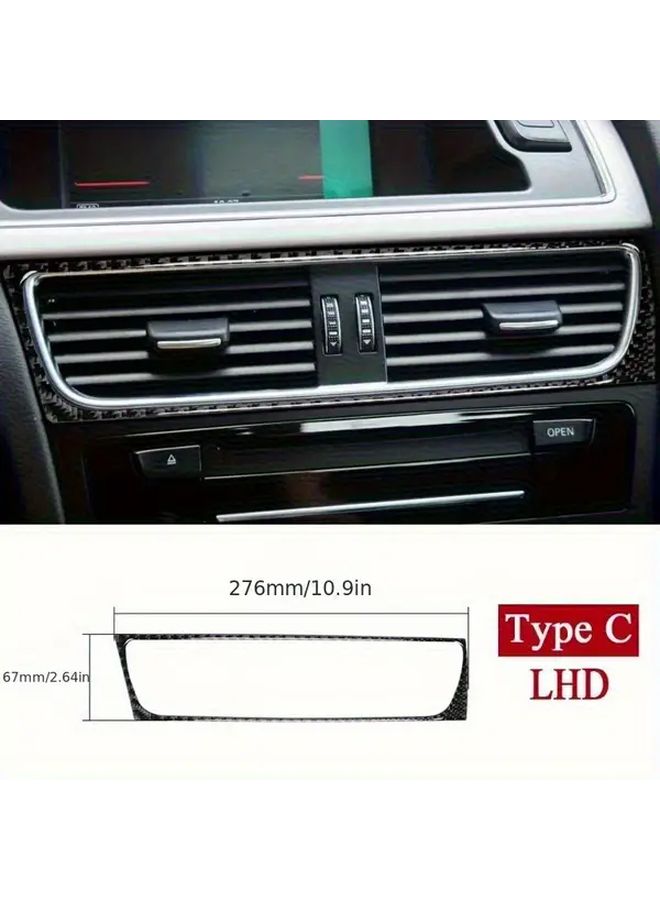 Carbon Fiber Interior Control Panel Sticker Type C LHD For Select Car Models - Image 5