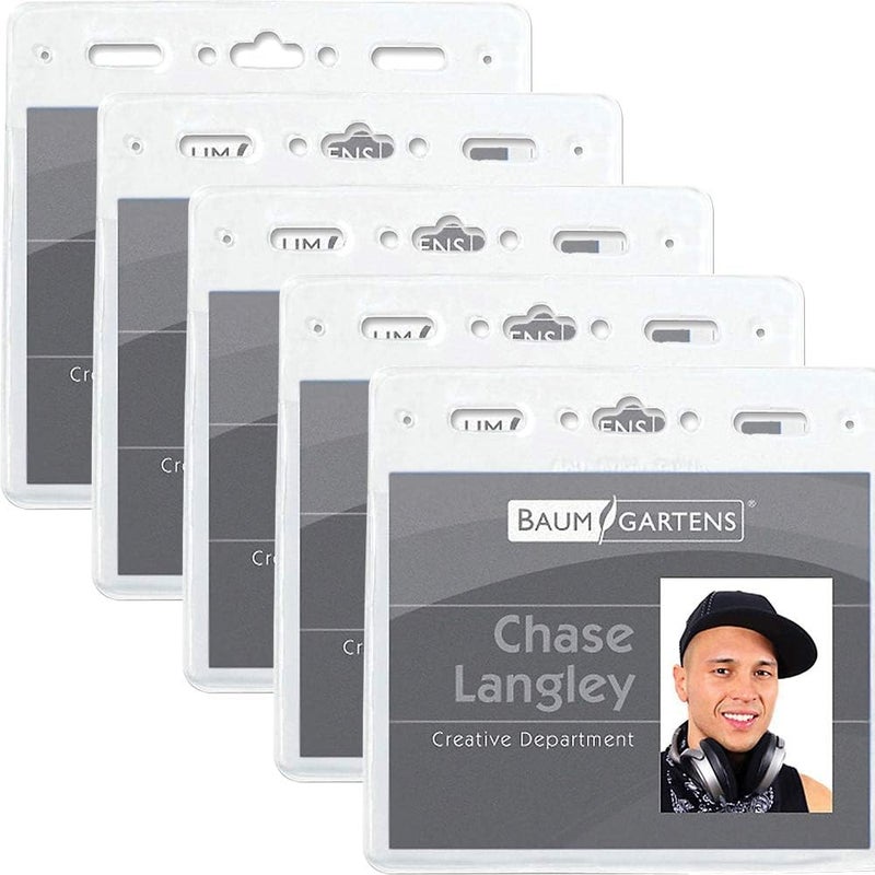 ID Badge Holder 5 Packs of 50