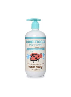 Little Twig Little Twig Hair Conditioner, Natural Conditioner with Plant Derived Formula, Contains Essential Oils and Extracts, Suitable for Whole Family, Fragrance-Free, 17 fl oz.  - Image 1